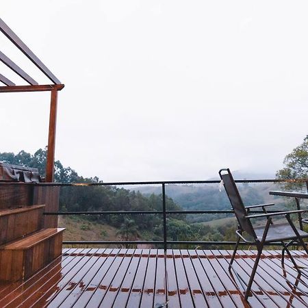 Vila Cabana Raizes: A-Frame Com Vista Para As Montanhas Baependi Exteriér fotografie