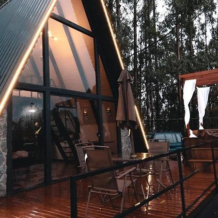 Vila Cabana Raizes: A-Frame Com Vista Para As Montanhas Baependi Exteriér fotografie