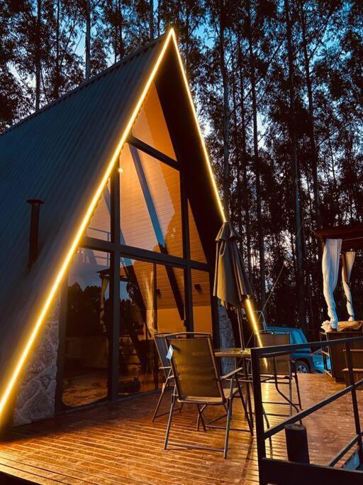 Vila Cabana Raizes: A-Frame Com Vista Para As Montanhas Baependi Exteriér fotografie